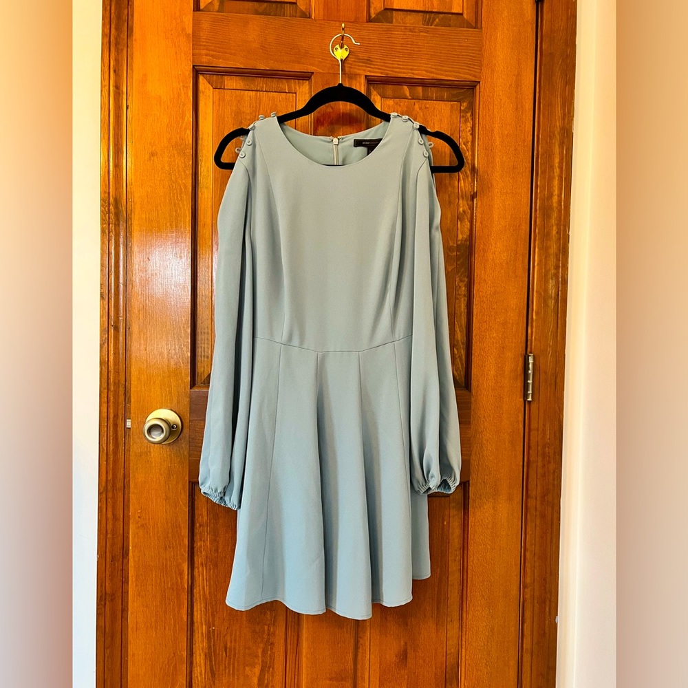 BCBGMAXAZRIA Cold Shoulder Dress